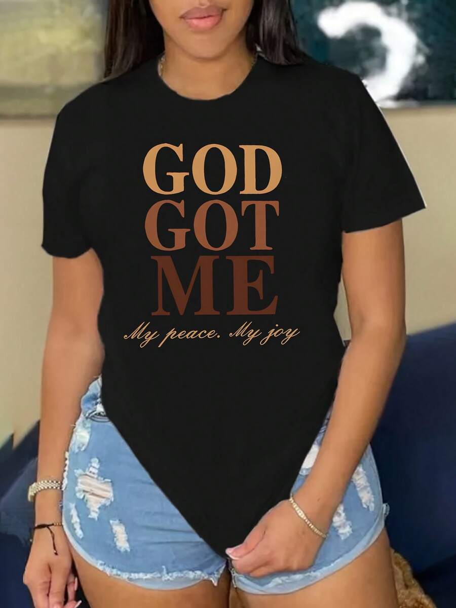 Camiseta de Mujer - Negro - Ver 1