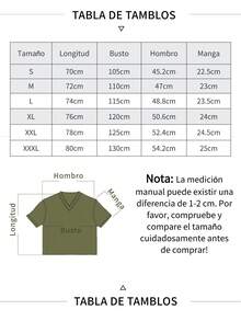 T-Shirt With A Combined  Print Of The USA, Canada, And Mexico, Featuring An Eagle Design With National Flags, A Soccer Ball In The Center, And Other Details. - 綠色 - 查看 5