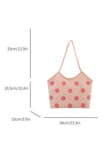 Large Capacity Handbag For Women, New Fashion Versatile Commuter Shoulder Tote Bag - Multicolor - View 2