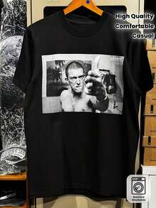 Camisetas masculinas - Preto - Ver 1