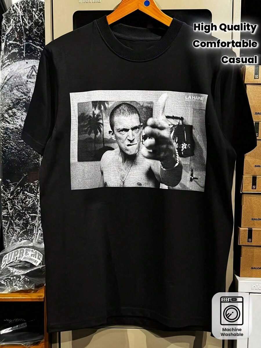 Camisetas masculinas - Preto - Ver 1