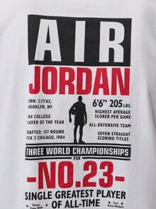 Jordan Flight Men's Minimalist Classic Short Sleeve T-Shirt IF3117-100 - White - View 4