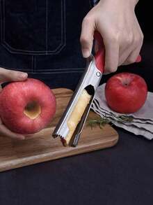 Fruit Corer & Pitter, Multi-Functional Corers And Pitters Remover Set, Stainless Steel Core Seed Remover Tool Compatible With Apple, Pear, Cherry, Jujube - Multicolor - View 5