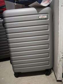 Premium Hard-Board Suitcase | 360° Wheels | Stylish And Durable | Security Lock - 深灰色 - 查看 5