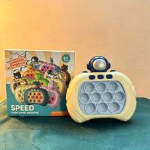 Kids' Fast Press Game Machine, 999 Levels, 4 Modes, Bubble Fingertip Toy. Handheld Fast Press Bubble Machine With Instant Sound Feedback, Sensory Whack-A-Mole Game, Relieves Anxiety And Stress For Teens And Adults, Birthday Gift, Christmas Gift. ... - Multicolor - View 6
