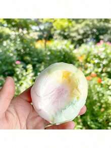 Handmade Crispy Shell Squishy Ball Slow Rebound Sensory Squeeze Toy, Wax Skin Texture Stress Relief Ball, Soft Clay Filled Aesthetic Desk Relaxation Toy With Satisfying Sound, Decompression Ball For Anxiety Tension Relief, Portable Handheld Squeeze - 彩色 - 查看 6