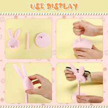 1/2 Packs Desktop Accessories, Cute Cartoon Rabbit Desktop Phone Stand, Universal Adjustable Telescopic Lifting Stand For Students, Desktop Accessories, Suitable For Living Room, Bedroom And Other Home Scenarios, Convenient For Life - Multicolor - View 11