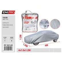Silver Multi-Size Car Cover, Lightweight Wear-Resistant Vehicle Protector, UV & Dust Protection, Elastic Hem Design, Suitable For Sedans SUVs, Guard Against Light Rain & Snow For Daily Car Protection - Silver - View 9