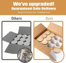 12pcs 7oz Glass Candle Jars With Bamboo Lids Wick Kits Thick Clear Wide Mouth Containers For Candle Making - Clear - View 5