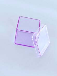 70 Caixas 3x3 Mini Caixinhas De Acrílico Festa - Roxo/lilás - Visão 5
