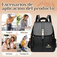 Mochila Mujer Gran Capacidad Impermeable Escolar - Negro - Ver 8