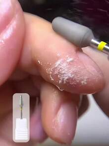 1/2pcs Nail Polishing Head, Pre-Treatment Tool For Removing Dead Skin, Calluses And Hangnails - Grey - View 3