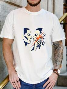 Men T-Shirts - White - View 3
