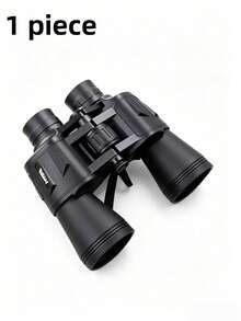 10x50 High Definition Binoculars, Suitable For Birdwatching And Concerts - 50mm Large Lens, Ideal For Hunting And Fishing, ABS Material, Camping Equipment - Black - View 1