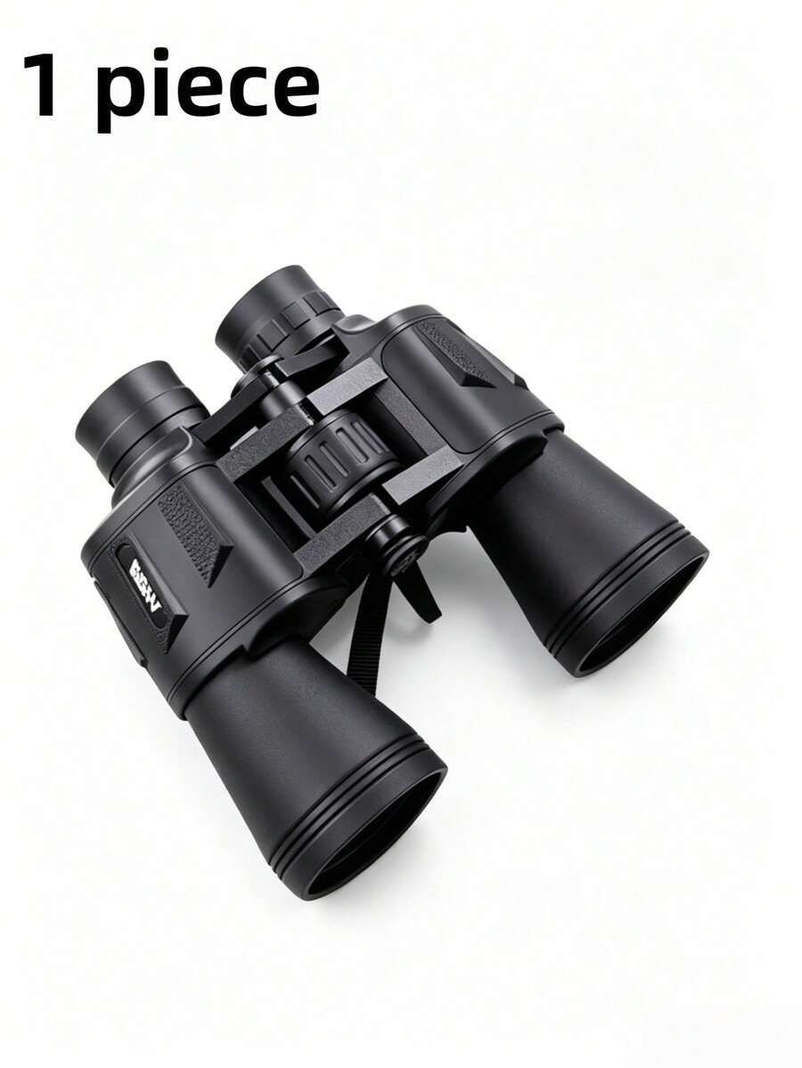 10x50 High Definition Binoculars, Suitable For Birdwatching And Concerts - 50mm Large Lens, Ideal For Hunting And Fishing, ABS Material, Camping Equipment - Black - View 1