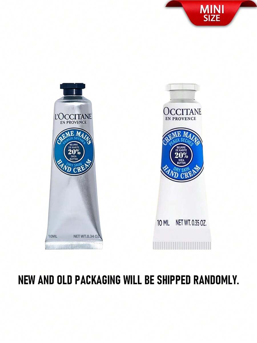 L'Occitane 欧舒丹乳木果护手霜迷你装 10毫升/0.34盎司,滋养并保护干燥双手,快速吸收,不油腻,令肌肤水润柔软,纯素配方 - Shea Butter - 10ml(Mini Size) - 查看 1