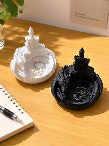 1個 3D列印龍之城堡幻想雕塑收納碗裝飾，長城 - 彩色 - 查看 7
