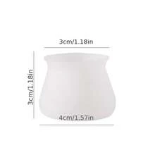 12/24/36 buah Penutup Kaki Kursi Silikon, Penutup Silikon Bulat, Cocok untuk Meja Bundar dan Bantalan Peredam Suara Kaki Kursi di Rumah, Bantalan Pelindung Bagian Bawah Meja dan Kursi - Selongsong kaki meja bundar - View 7