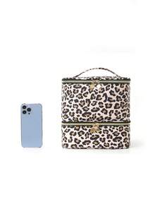 2026 Large Capacity Multifunctional Portable PU Leather Cosmetic Bag, Makeup Bag, Toiletry Bag, Makeup Organizer, Makeup Case, Manicure Supplies - 多色 5 - 查看 3