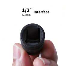 9件組套筒轉接頭組，1/2" 驅動 - M6至M24 電動扳手轉接頭，適用於衝擊鑽，工業工具，耐用且實用 - 9件合錐套筒組 - 查看 4