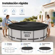 Strumenti per la pulizia della piscina - nero - Visualizzare 2