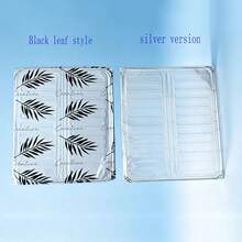 1pc Kitchen Stove Splash Guard, Aluminum Alloy Foldable Splash Proof Oil Baffle, Heat Resistant Cooking Splash Protector For Stovetop, Countertop And Wall - Multicolor - View 15