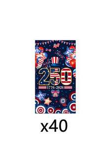 80pcs/40pcs/20pcs Independence Day 250th Anniversary Patriotic Party Napkins - Holiday Party Decoration Napkins, Suitable For July 4th, Independence Day, Memorial Day, And The 250th Anniversary Of The United States Birthday Party Decorations - One Size Fits All - View 14