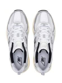 New Balance男鞋女鞋2026新款530系列復古跑步鞋網面透氣運動休閒老爹鞋MR530TA - 白色 - 查看 5