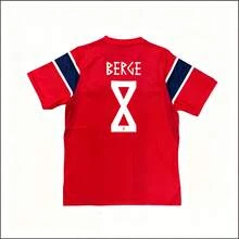 2026 World Cup Norway Home Short Sleeve Jersey, Haaland & Solbakken Replica, Breathable & Quick-Drying Sportswear - 10號 - 查看 5