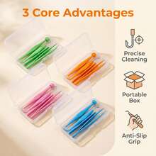 3pcs Colorful Pet Dog Teeth Cleaning Hook Set, Tartar Removal Tool Kit With Storage Box - View 8