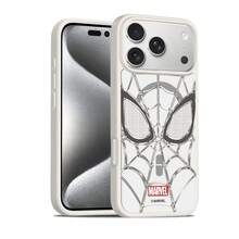 Miniso Marvel Avengers 蜘蛛人個性化蜘蛛網 MagSafe 磁吸充電手機殼，相容 iPhone 17/17 Pro Max/16/17 Pro/15/14/16 Plus/17 Air/13/15 Pro/12/15 Plus，男款防摔保護殼，相容 Apple - 白色 - 查看 4