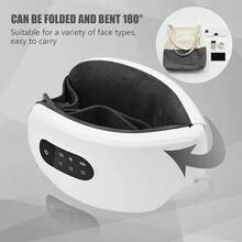 4D Eye Massager Smart Airbag Vibration Eye Care Instrument Hot Compress Bluetooth Eye Massage Glasses Fatigue Wrinkle Health Care - Rosa - Ver 4