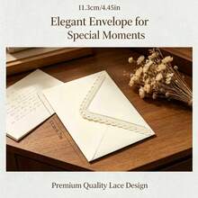 New Hollow Lace Corner Envelope, Artistic Envelope, Business Invitation Envelope, Student DIY Handmade Greeting Card Envelope - Sets - View 1