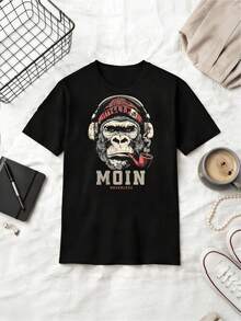 Men T-Shirts - Black - View 1