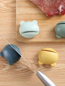 Cartoon Frog Whetstone, Quick Kitchen Knife Sharpener, Knife And Scissor Sharpening Tool, Practical Kitchen Tool. Hand Tool, Convenient And Practical. Restores Dull Knives To Sharpness. Kitchen Tool, Kitchen Accessory, Household Kitchen Supplies. - A - View 3