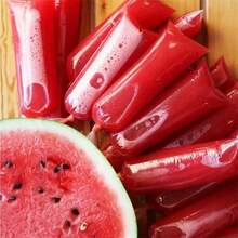 100Pcs Homemade Transparent Ice Pack Bag For Crushed Ice And Ice Cream Preservation, DIY Ice Pop Bag For Home Ice Making Gift Bag Party Kitchen - Multicolor - View 6