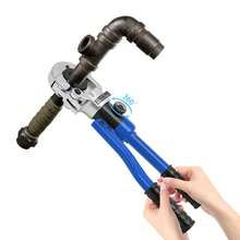 YUNRUX Ø12-Ø28mm Hydraulic Crimping Tool For Composite Pipe And Fittings V Profile Crimp - 藍色 - 查看 8