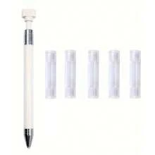1 Set Luxury Diamond Painting Pen Kit, Includes Self-Adhesive Beads And Synthetic Gemstone Pickup Tool, For Nail Art Painting, 1pc Diamond Art Accessory, Includes 5pcs Replaceable Wax Sticks - Sets - View 13