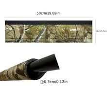 1 pieza Almohadilla protectora de mano antideslizante para silla de soporte de árbol de caza - Agarre antideslizante, longitud y tamaño DIY camuflaje compatible con caza, fotografía, trípodes - Duradero para soportes de árbol, cegador de caza, uso al aire libre - Accesorios de caza & pesca - Multicolor - Ver 3