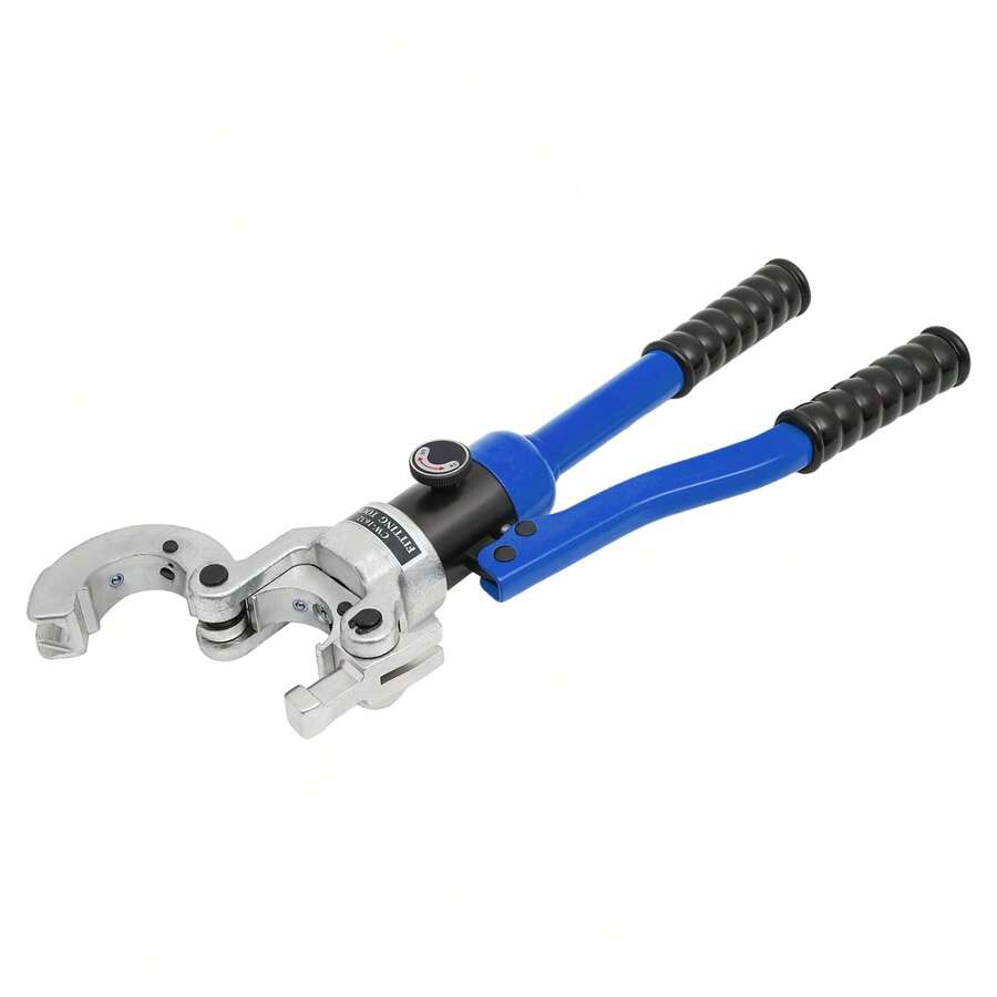 YUNRUX Ø12-Ø28mm Hydraulic Crimping Tool For Composite Pipe And Fittings V Profile Crimp - 藍色 - 查看 1