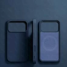 VRNOEI 原裝磁吸手機殼 適用於 Galaxy S26, S24, S23, S22, S21, S25 Ultra Plus，柔軟防護殼，磁吸無線充電，防震軟 TPU 保護套 - 深藍色 - 查看 43