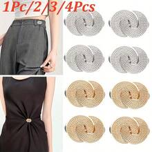 1Pc/2/3/4Pcs Jeans Waist Buckle, Universal Waist Adjuster For Skirts And Pants, Tool-Free Adjustable Buckle, Multiple Colors Available - Multicolor - View 13