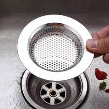 1/2PCS Thickened Stainless Steel Sink Strainer, Kitchen Vegetable Basin Anti-Clogging Residue Filter, Universal Sink Drain Strainer - 2PCS - View 6