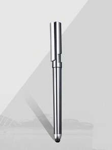 1pc 2-In-1 Stylus Ballpoint Pen, Suitable For Students, Dual-Use Capacitive Touch Screen Pen, Universal For Phone/Tablet, 5 Colors Available: Green/Pink/Blue/Grey/Black, Back To School - A - View 7