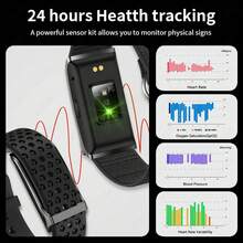 K-TOUCH Smart Watch With Voice Assistant, Bluetooth Call & Message Reminder Compatible With Samsung, 1.8" HD Fitness Tracker With AI Control - 橘色 - 查看 4