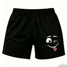 Women's Grimace Face Graphic Print Casual Shorts Ideal Spring Summer Bottoms For Work Date Vacation Commute Daily Outfits - 短褲 - 查看 12