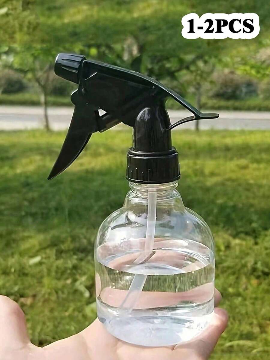 1/2 入多功能園藝澆水壺 透明噴霧瓶清潔劑 多肉植物澆水噴霧器 髮用噴霧器 開學旅行假期必備 - 黑色 - 查看 1