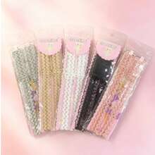 1 Pair Hollow Lace Bra Straps - Women's Seamless Sexy Non-Slip Replacement Straps. These Elastic Adjustable Straps Are Versatile Lingerie Accessories With A Non-Slip Replaceable Design, Suitable For Women To Pair With Dresses, Lingerie And Tops. Sexy Style, Multi-Purpose, Can Also Be Used As Sports Bra Straps, Beautiful And Practical, Multi-Functional. - Multicolor - View 8