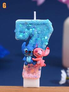 Stickey Double-Spelling Powder Blue Candle, For Festive Parties, Party Small Gifts. - Multicolor - View 14