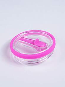 1pc Flip-Top Straw Lid Replacement, Fits 40oz Cups, New Leak-Proof Transparent Cover, Spill-Proof Cup Accessory - Multicolor - View 15
